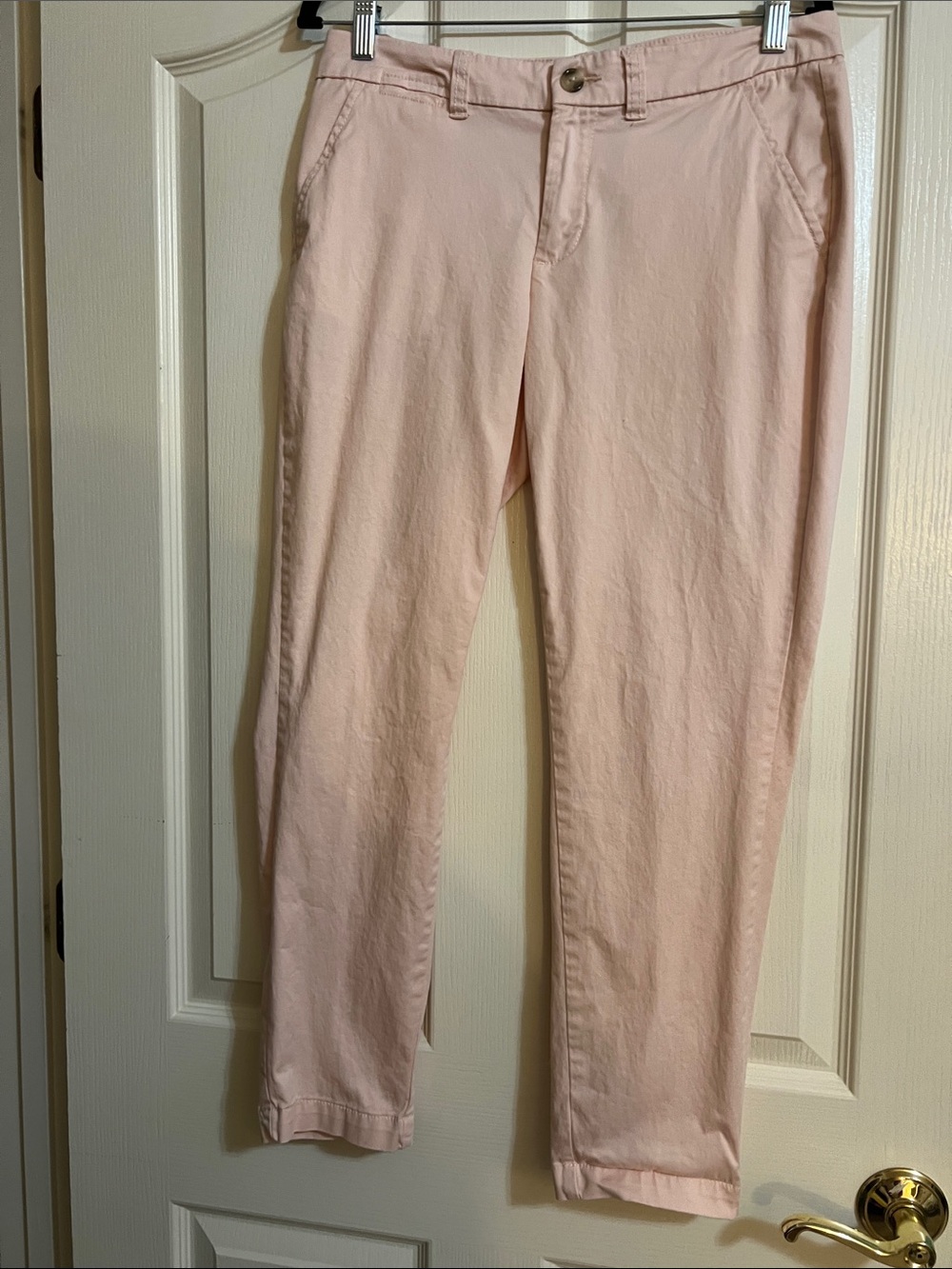 Maison Jules Pale Pink Cropped Slim Pants